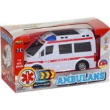 Amalfi FAB 112 Sesli ve Işıklı Ambulans Kız Erkek Çocuk Oyuncak Eğitici Oyuncaklar