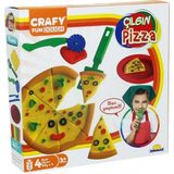 Amalfi Fun Dough Çılgın Pizza Oyun Hamuru Seti 200 gr Kız Erkek Çocuk Oyuncak Eğitici Oyuncaklar - Çok Renkli