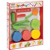 Amalfi Fun Set Oyun Hamuru 4X80 gr Kız Erkek Çocuk Oyuncak Eğitici Oyuncaklar - Çok Renkli