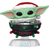 Amalfi Funko POP Star Wars Holiday Grogu with Santa Hat in Pram Kız Erkek Çocuk Oyuncak Eğitici Oyuncaklar