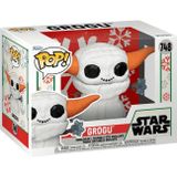 Amalfi Funko POP Star Wars Holiday Snowman Grogu Kız Erkek Çocuk Oyuncak Eğitici Oyuncaklar