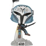 Amalfi Funko POP Star Wars: The Mandalorian-Katan w/Darksaber and Jet Pack Kız Erkek Çocuk Oyuncak Eğitici