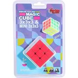 Amalfi FX7341 Magic Cube Zeka Küpü 3X3X3 Kız Erkek Çocuk Oyuncak Eğitici Oyuncaklar - Çok Renkli