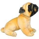 Amalfi Havlayan Pug Köpek Peluş Oyuncak 25CM Kız Erkek Çocuk Oyuncak Eğitici Oyuncaklar - Çok Renkli