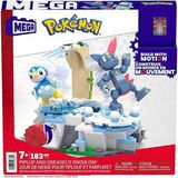 Amalfi HKT20 MEGA Pokemon - Piplup ve Sneasel Kış Macerası Seti 183 parça + 7 yaş Kız Erkek Çocuk Oyuncak E