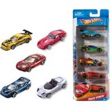 Amalfi Hot Wheels 5'li Araba Seti Kız Erkek Çocuk Oyuncak Eğitici Oyuncaklar - Çok Renkli