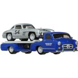 Amalfi Hot Wheels Team Transport Mercedes Benz 300 SL 55 Blaues Wund HRV48 Kız Erkek Çocuk Oyuncak Eğitici