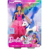 Amalfi HRR16 Barbie Mavi Saçlı Prenses Bebek Kız Erkek Çocuk Oyuncak Eğitici Oyuncaklar