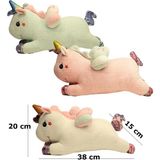 Amalfi HS-12307 Peluş Unicorn-Pşa Kız Erkek Çocuk Oyuncak Eğitici Oyuncaklar - Çok Renkli