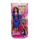 Amalfi HYT60 Barbie Hostes Bebek ve Aksesuarları Kız Erkek Çocuk Oyuncak Eğitici Oyuncaklar