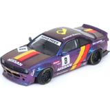 Amalfi Inno 1/64 Nissan Silvia S14 Boss ROCKET BUNNY Purple Kız Erkek Çocuk Oyuncak Eğitici Oyuncaklar