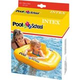 Amalfi Intex Oturaklı Kare Bebe Flotoru 79CM 56587 Kız Erkek Çocuk Oyuncak Eğitici Oyuncaklar - Çok Renkli