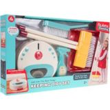 Amalfi KEEPİNG TIDY SET TEMİZLİK PİLLİ ROBOT SÜPÜRG Kız Erkek Çocuk Oyuncak Eğitici Oyuncaklar