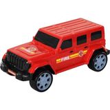 Amalfi Kutulu Itfaiye Jeep Oyun Seti Kız Erkek Çocuk Oyuncak Eğitici Oyuncaklar - Çok Renkli