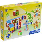 Amalfi KZL-HD356A Manyetik Set Zeka Küpleri 11 Parça -Kızılkaya Oyuncak Kız Erkek Çocuk Oyuncak Eğitici Oyu