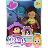 Amalfi Lovely Mini Bebek Evcil Hayvan ve Kulübesi Oyun Seti Kız Erkek Çocuk Oyuncak Eğitici Oyuncaklar