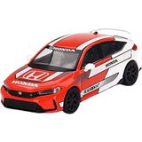 Amalfi Mini Gt 1/64 Honda Civic Type R 2023 Pace Car Red Kız Erkek Çocuk Oyuncak Eğitici Oyuncaklar - Çok Renkli