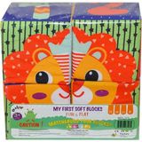 Amalfi MOL-121 Pvc 4lü Eğitici Küp Kız Erkek Çocuk Oyuncak Eğitici Oyuncaklar - Çok Renkli