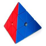 Amalfi Moyu Meilong Pyramid Magnetic Cube Kız Erkek Çocuk Oyuncak Eğitici Oyuncaklar - Çok Renkli