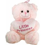 Amalfi PABA501532-25 Peluş Kalpli Ayı 25cm Kız Erkek Çocuk Oyuncak Eğitici Oyuncaklar