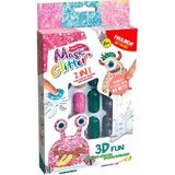 Amalfi Paulinda Magic Glitter 2n1 3D Fun Hobi Set S00095583 Kız Erkek Çocuk Oyuncak Eğitici Oyuncaklar - Çok Renkli