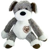 Amalfi PB31170-23 Peluş Köepk 23CM Kız Erkek Çocuk Oyuncak Eğitici Oyuncaklar - Çok Renkli