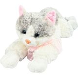 Amalfi PJH14318 Peluş 36CM Sesli Kedi - 1ADET Stokta Olan Gönderilir Kız Erkek Çocuk Oyuncak Eğitici Oyunca - Çok Renkli