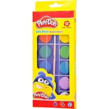 Amalfi Play-Doh Sulu Boya 28 MM Büyük Boy 12 Renk Kız Erkek Çocuk Oyuncak Eğitici Oyuncaklar