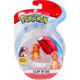 Amalfi POK PKW0145 Pokemon Clip N Go Charmander Kız Erkek Çocuk Oyuncak Eğitici Oyuncaklar