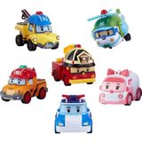 Amalfi Robocar Poli Gogo Rescue Deluxe 6'lı Set Kız Erkek Çocuk Oyuncak Eğitici Oyuncaklar