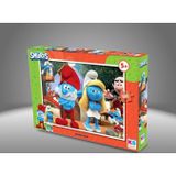 Amalfi SMR 714 SMURF ŞİRİNLER 100 PRÇ PUZZLE -KS Kız Erkek Çocuk Oyuncak Eğitici Oyuncaklar
