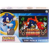 Amalfi SO0053 Sonic 200 Parça Puzzle -Laçokids Kız Erkek Çocuk Oyuncak Eğitici Oyuncaklar