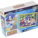 Amalfi SO0090 SONİC 100 PARÇA PUZZLE Kız Erkek Çocuk Oyuncak Eğitici Oyuncaklar