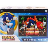 Amalfi SONİC 200 PARÇA PUZZLE -LÇ Kız Erkek Çocuk Oyuncak Eğitici Oyuncaklar