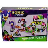 Amalfi Sonic Numara Puzzle Kız Erkek Çocuk Oyuncak Eğitici Oyuncaklar