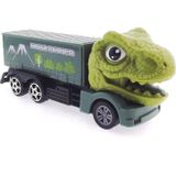 Amalfi Sürtmeli T-Rex Kafalı Mini Konteynır Tır Kız Erkek Çocuk Oyuncak Eğitici Oyuncaklar