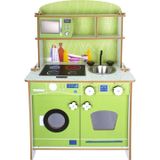 Amalfi T1025 Ahşap Oyun Mutfağı Kız Erkek Çocuk Oyuncak Eğitici Oyuncaklar