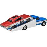 Amalfi Team Transport 66 Chevelle 72 Chevy Ramp Truck Kız Erkek Çocuk Oyuncak Eğitici Oyuncaklar - Çok Renkli