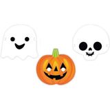 Amalfi THW1730 Halloween Kağıt Maske 6ADET, Asorti Kız Erkek Çocuk Oyuncak Eğitici Oyuncaklar - Çok Renkli