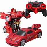Amalfi Transforming Robot Racer Kumandalı Sesli ve Işıklı Robot Kız Erkek Çocuk Oyuncak Eğitici Oyuncaklar - Çok Renkli