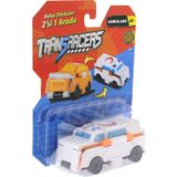 Amalfi Transracers Dönüşen Arabalar Ambulans / Jip Kız Erkek Çocuk Oyuncak Eğitici Oyuncaklar