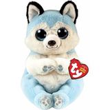 Amalfi Ty Beanie Babies Mavi Peluş Husky Köpek Thunder 15CM Kız Erkek Çocuk Oyuncak Eğitici Oyuncaklar - Çok Renkli