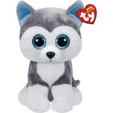 Amalfi Ty Beanie Boo´s Slush Sibirya Kurdu Peluş 40CM Kız Erkek Çocuk Oyuncak Eğitici Oyuncaklar - Çok Renkli