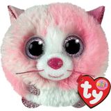 Amalfi Ty Puffies Peluş Kedi Tia 7cm Kız Erkek Çocuk Oyuncak Eğitici Oyuncaklar - Çok Renkli
