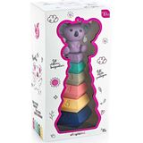 Amalfi Vinyland Soft Beşgen Halkalar Koala 7'li SET 661884 Kız Erkek Çocuk Oyuncak Eğitici Oyuncaklar - Çok Renkli