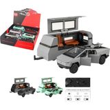 Amalfi XHD-B3230-Vardem Çek Bırak Işıklı ve Sesli Truck Model Karavan 1:32 Kız Erkek Çocuk Oyuncak Eğitici
