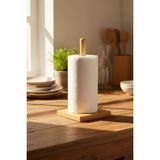Amandus Block - Bambu Rulo Kağıt Havluluk Peçetelik Masa Üstü Dik Havlu Kağıtlık Kare 27 cm