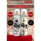 Amanos Beauty Afrodizyak Etkili Unisex Body Mist Seti Paris & Miami Kokulu 2×150 ml – Çekici, Kalıcı ve Ferahlatıcı