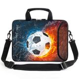 AMARY 17 inç Laptop Omuz Çantası Taşıma Çantası Ayarlanabilir omuz askıları, rahat sap, fare saklamak için ön cep (Futbol)