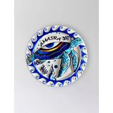 Amasra Polyester Kabartmalı Kaplumbağalı Magnet 7 Cm Dekoratif Hediyelik Buzdolabı Süsü (Kod:1300)